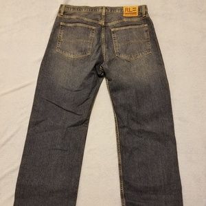 Vintage pair of Ralph Lauren Polo jeans Co. jeans.